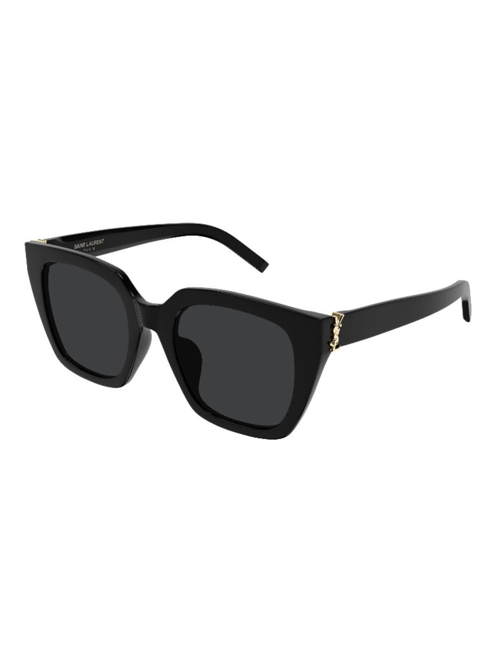 New Saint Laurent Women's Sunglasses Black Square Lens Acetate Frame SL M143 001